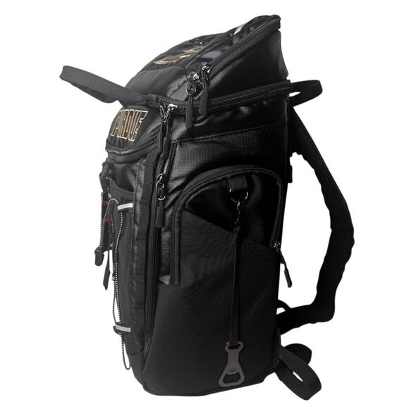 NCAA Purdue BACKPACK COOLER Large 26 Can Boilermakers Padded 20” Black Lunch Box - Picture 8 of 16